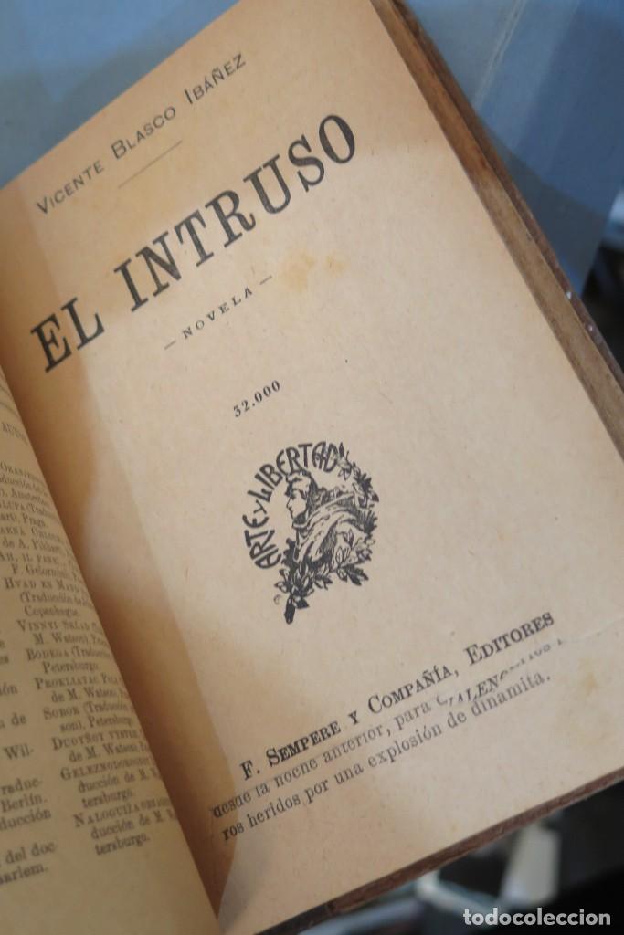 Libros antiguos: 1904.- EL INTRUSO.BLASCO IBA&Ntilde;EZ - Foto 2