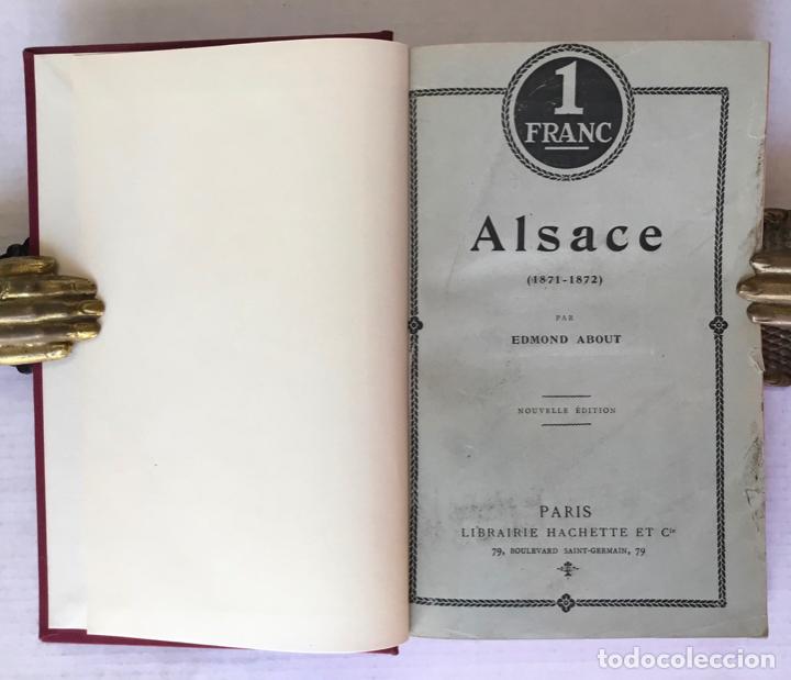 Libros antiguos: ALSACE. 1871-1872. - ABOUT, E. - Foto 2