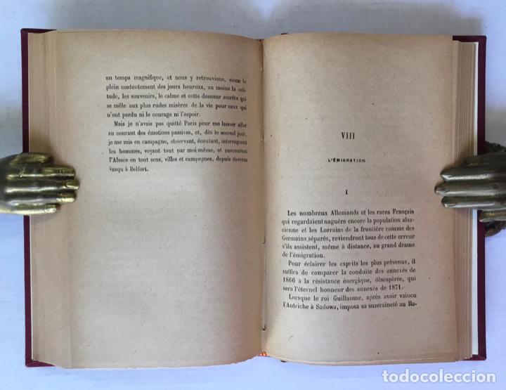 Libros antiguos: ALSACE. 1871-1872. - ABOUT, E. - Foto 4