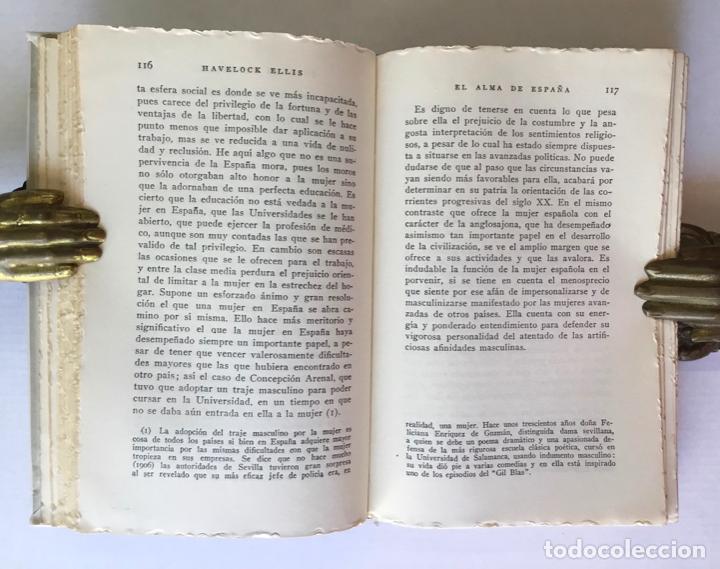 Libros antiguos: EL ALMA DE ESPA&Ntilde;A. - ELLIS, Havelock. - Foto 3