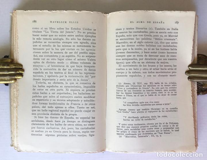 Libros antiguos: EL ALMA DE ESPA&Ntilde;A. - ELLIS, Havelock. - Foto 5
