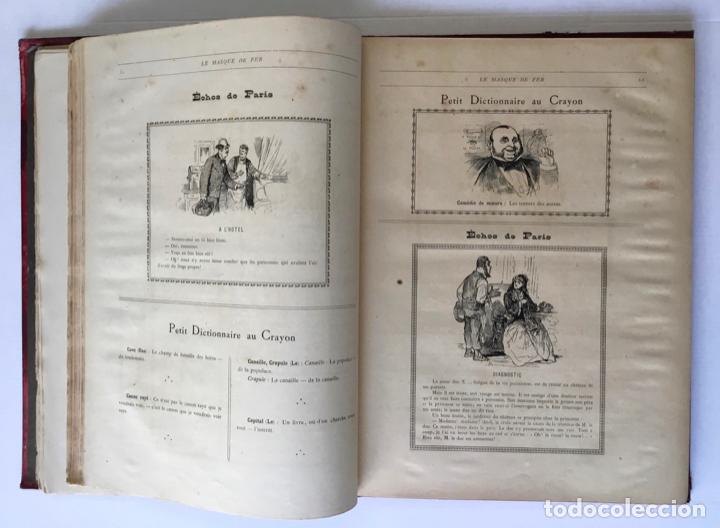 Libros antiguos: MASQUE (LE) DE FER. &Eacute;CHOS ILLUSTR&Eacute;S DU FIGARO. - [Par&iacute;s], 1878. - Foto 6