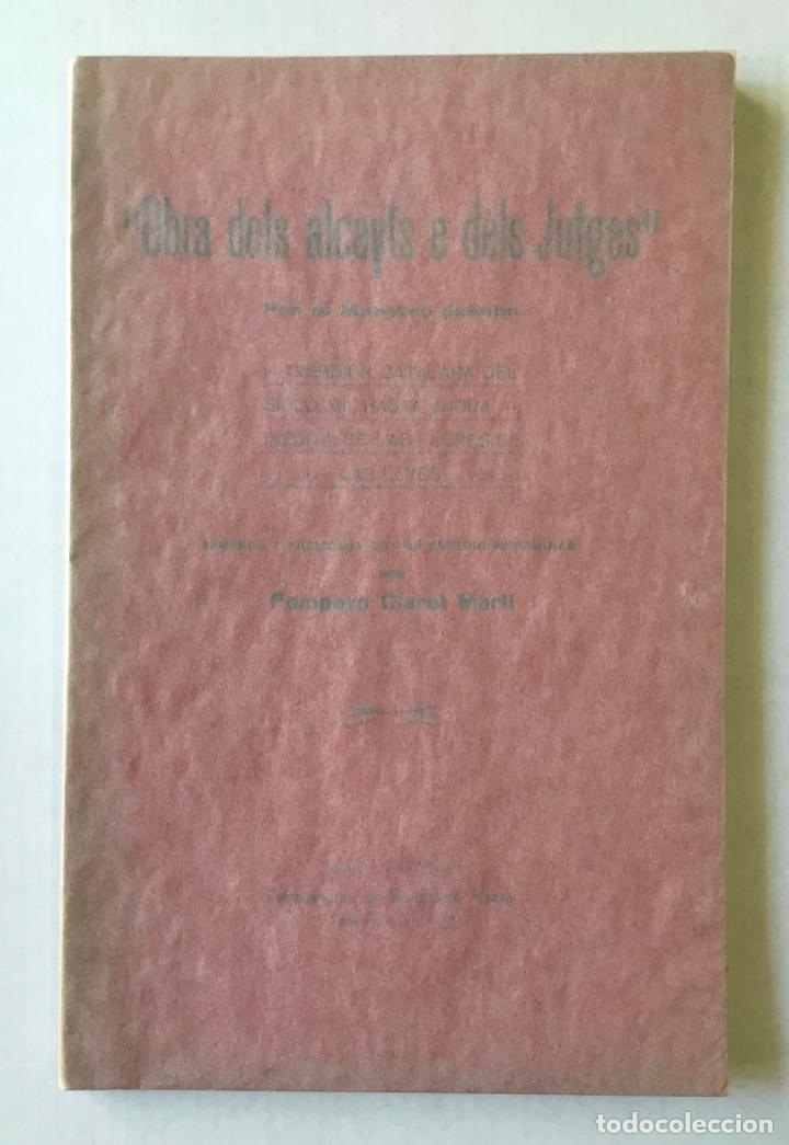Libros antiguos: OBRA DELS ALCAYTS E DELS JUTGES. - JACOBO, Maestro. - Foto 1