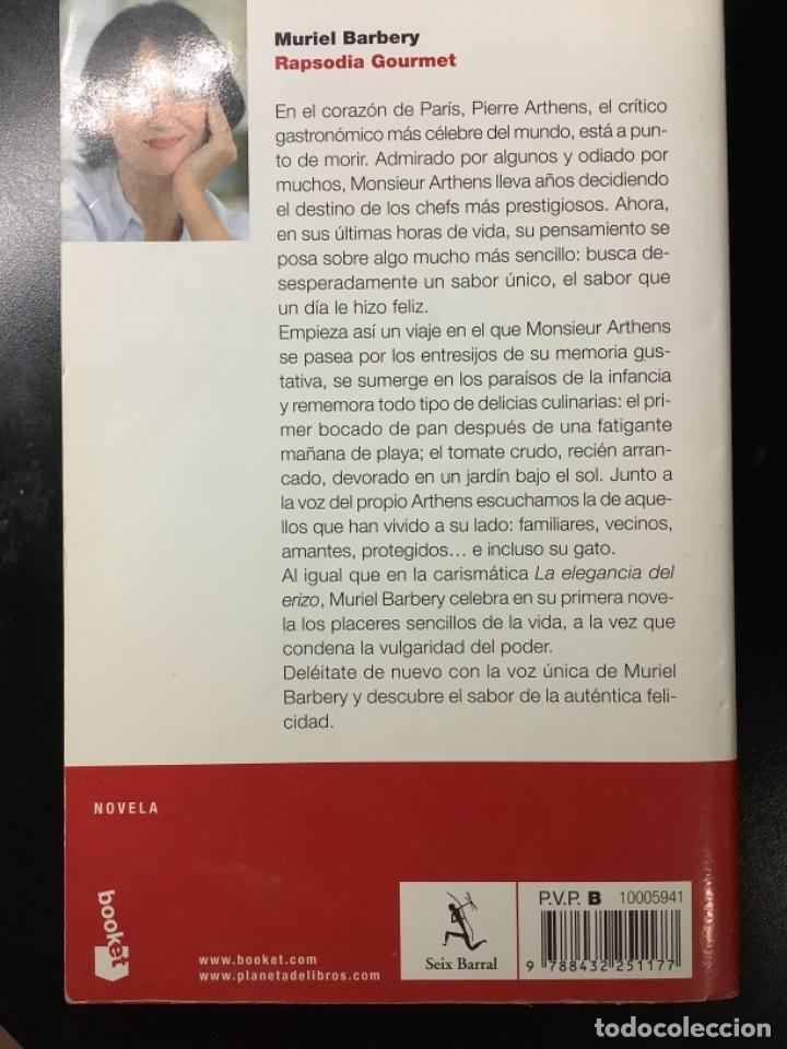 Libros antiguos: Rapsodia Gourmet. Muriel Barbery. Booklet. - Foto 2