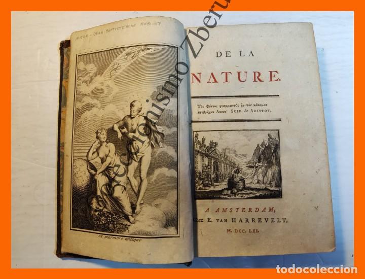 Libros antiguos: De la Nature - Jean Baptiste Robinet - Foto 3