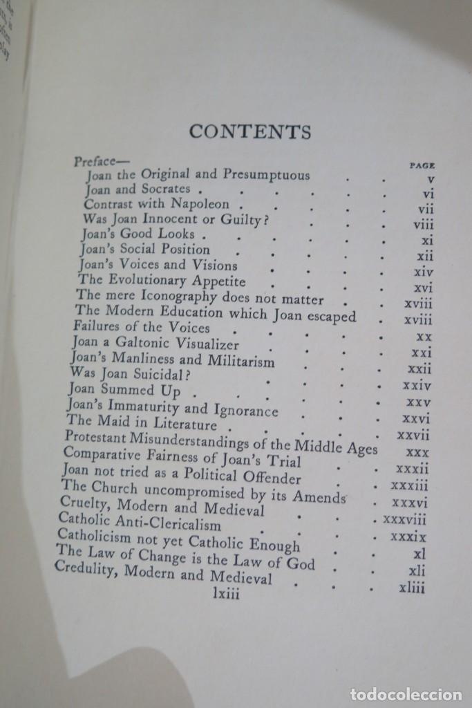 Libros antiguos: 1925.- SIANT JOAN. SHAW - Foto 4