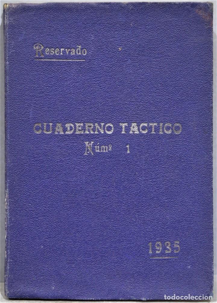 Libros antiguos: 1935.- CUADERNO TACTICO. NUM 1 - Foto 1