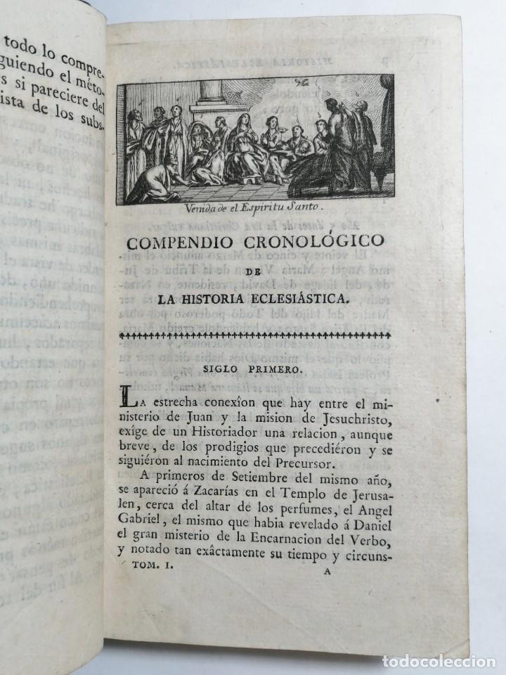 Libros antiguos: MACQUER - COMPENDIO CRONOL&Oacute;GICO DE LA HISTORIA ECLESI&Aacute;STICA - TOMO 1 - 1791 - - Foto 2
