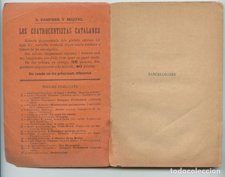 Libros antiguos: BARCELONINES (R. Robert, 1907) (En catal&agrave;) - Foto 3