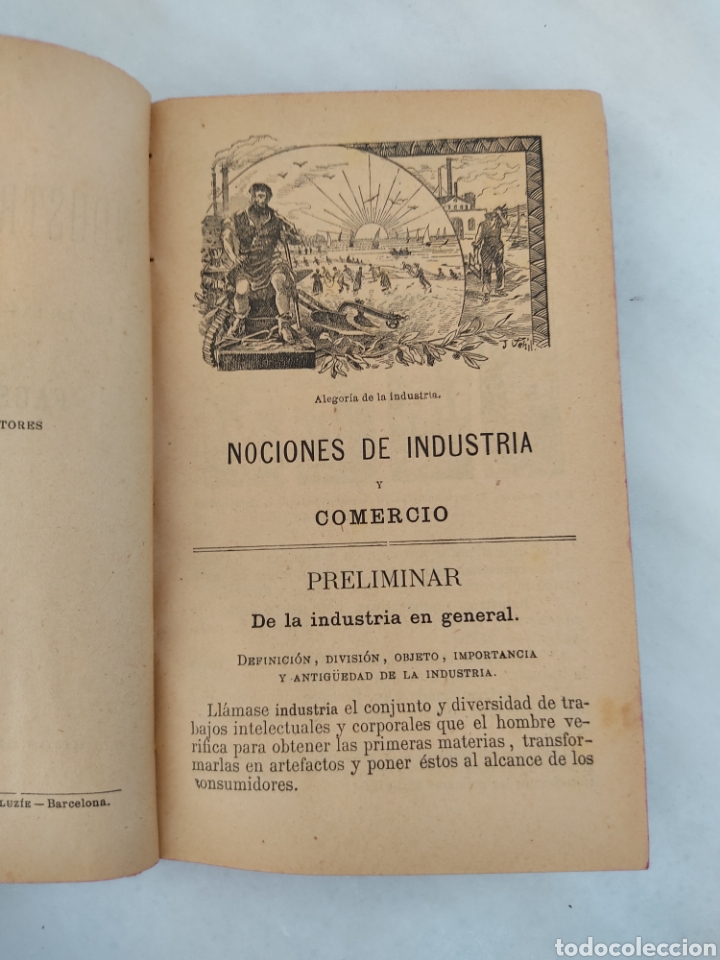 Libros antiguos: Nociones de Industria y comercio Faustino Paluzie 1908 - Foto 6