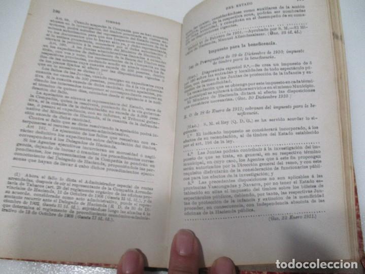 Libros antiguos: MANUAL DEL TIMBRE DEL ESTADO W7637 - Foto 3