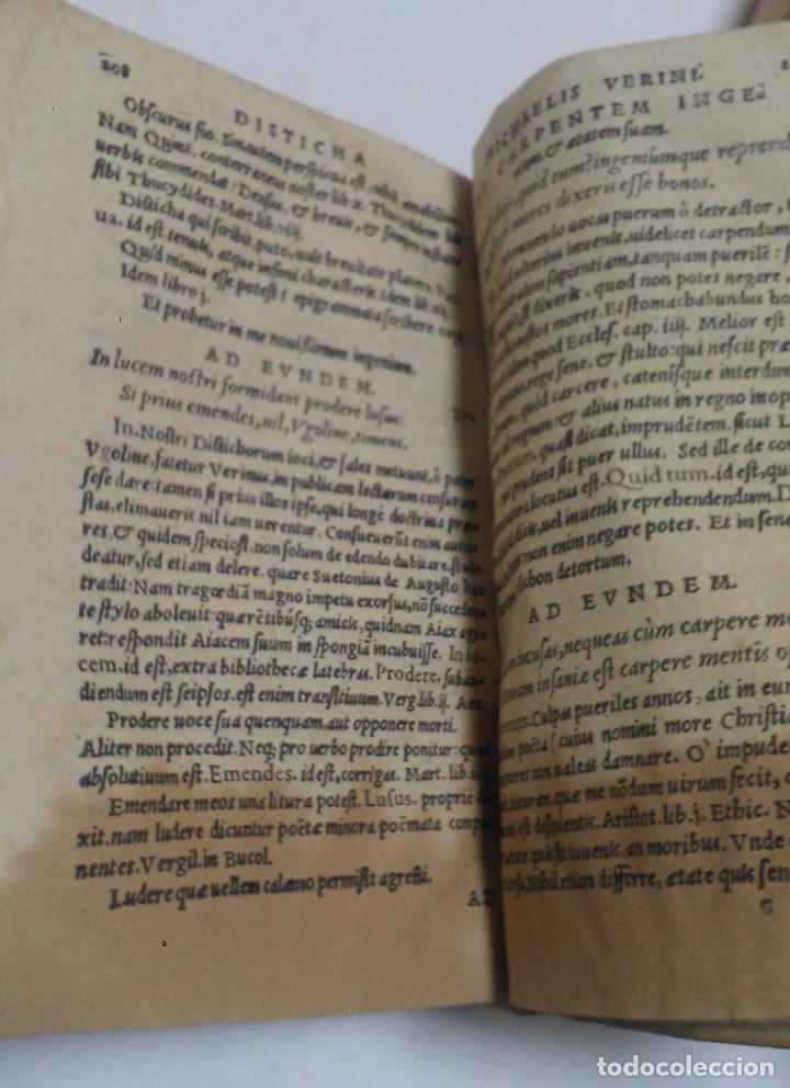 Libros antiguos: GRAMMATICA GRAECA. FRANCISCI SANCTII. 1581 - Foto 9