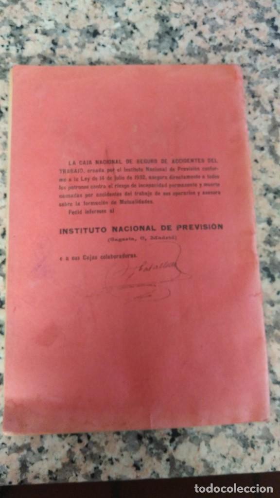 Libros antiguos: LIBRO LEY DE ACCIDENTES DE TRABAJO MADRID 1933 - Foto 2