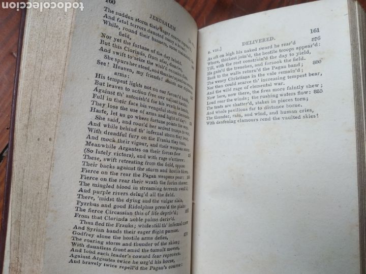 Libros antiguos: Jerusalem Delivered. Torcuato Tasso - Foto 3
