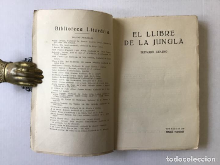 Libros antiguos: EL LLIBRE DE LA JUNGLA. - KIPLING, Rudyard. - Foto 2