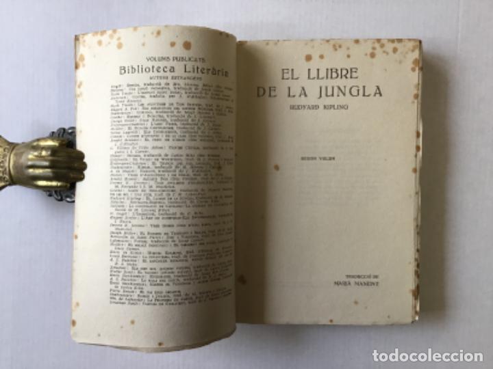 Libros antiguos: EL LLIBRE DE LA JUNGLA. - KIPLING, Rudyard. - Foto 4