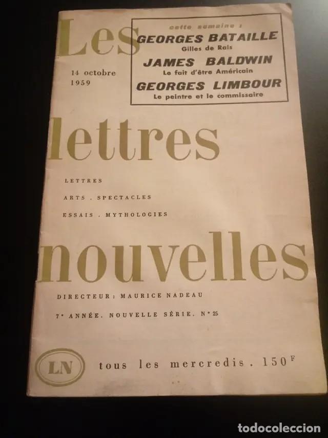 Libros antiguos: Les lettres nouvelles - Foto 1
