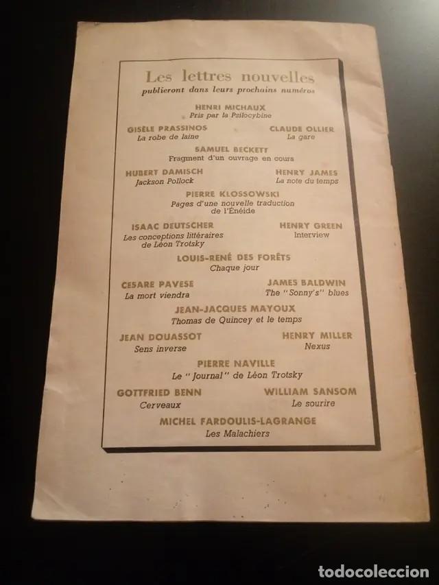 Libros antiguos: Les lettres nouvelles - Foto 2