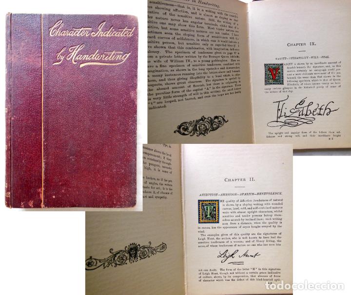 Libri antichi: CHARACTER INDICATED BY HANDWRITING. ROSA AUGHAN