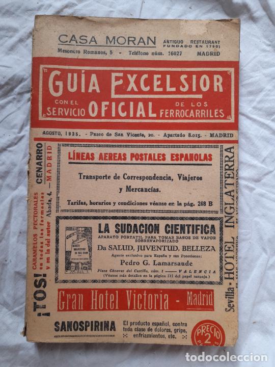 Libros antiguos: Antiguo libro GUIA EXCELSOR OFICIAL, 1935 - Foto 1