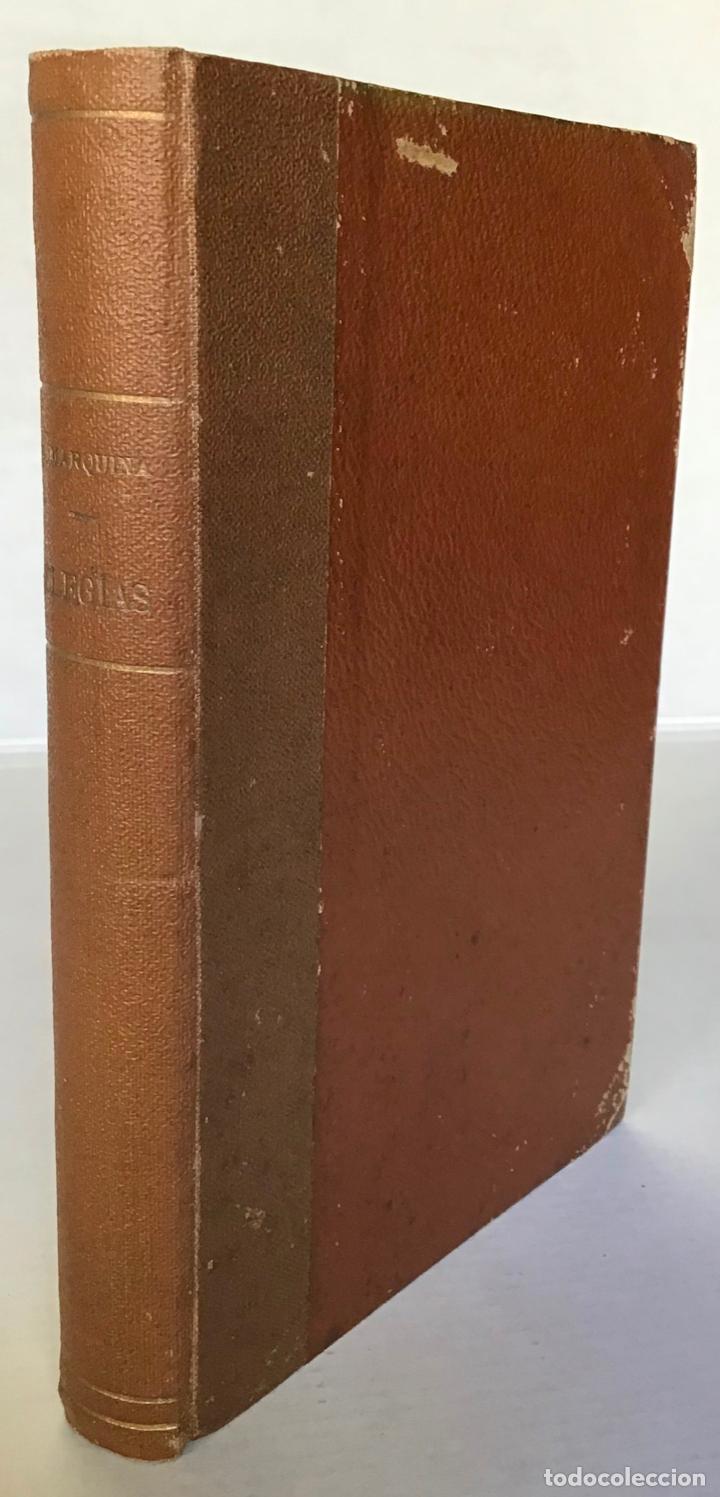 Libros antiguos: ELEG&Iacute;AS. - MARQUINA, E. - Foto 1