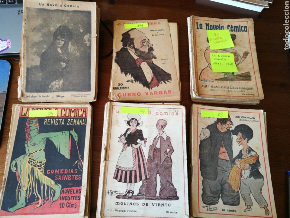 Libros antiguos: LA NOVELA C&Oacute;MICA. Lote de 56 libritos. - Foto 1