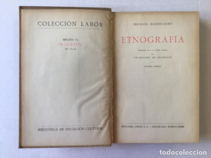 Libros antiguos: ETNOGRAF&Iacute;A. - HABERLANDT, Michael. - Foto 2
