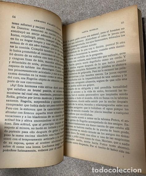 Libros antiguos: SANTA ROGELIA - ARMANDO PALACIO VALD&Eacute;S - 1926 - Foto 3