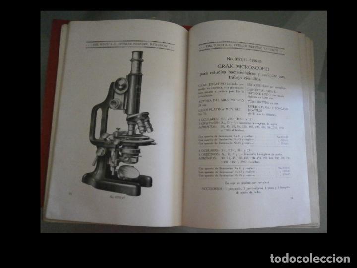 Libros antiguos: Microscopios y accesorios. Emil Busch A.G. - Foto 2