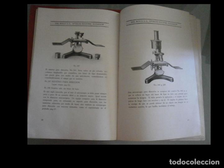 Libros antiguos: Microscopios y accesorios. Emil Busch A.G. - Foto 3