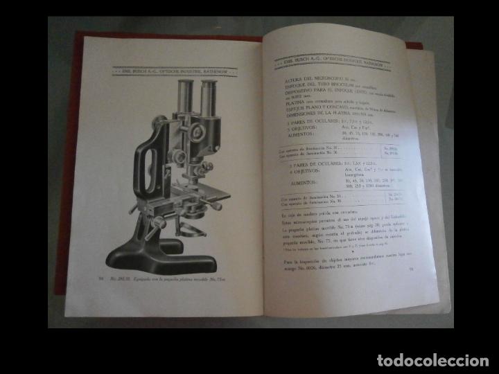 Libros antiguos: Microscopios y accesorios. Emil Busch A.G. - Foto 4