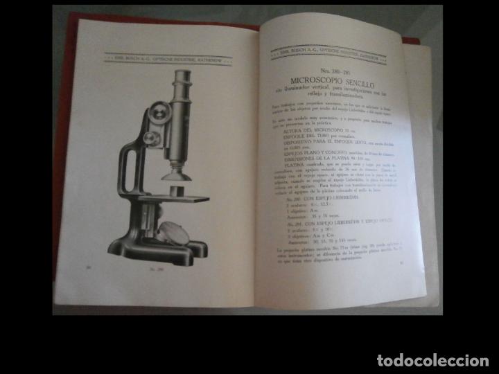 Libros antiguos: Microscopios y accesorios. Emil Busch A.G. - Foto 5