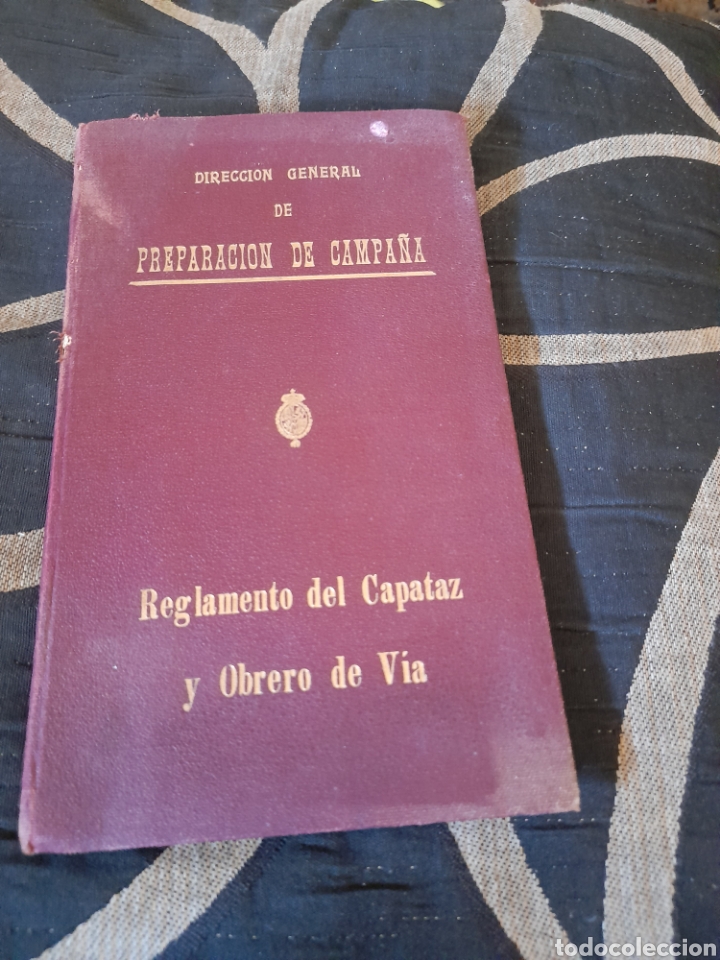 Libros antiguos: Reglamento del Capataz y Obrero de v&iacute;as,de 1927 - Foto 1