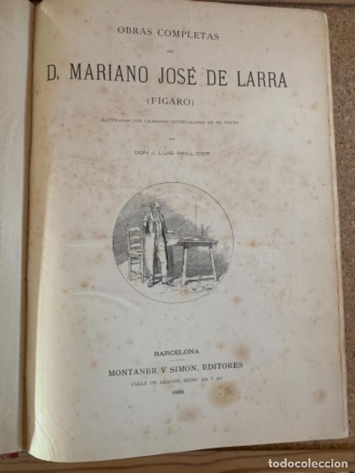 Libros antiguos: Obras completas de Larra (Bols 8) - Foto 1