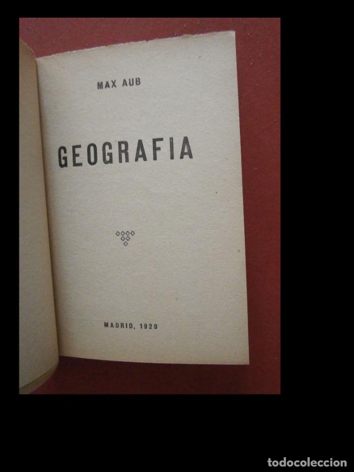 Libros antiguos: Geografia. Max Aub - Foto 4