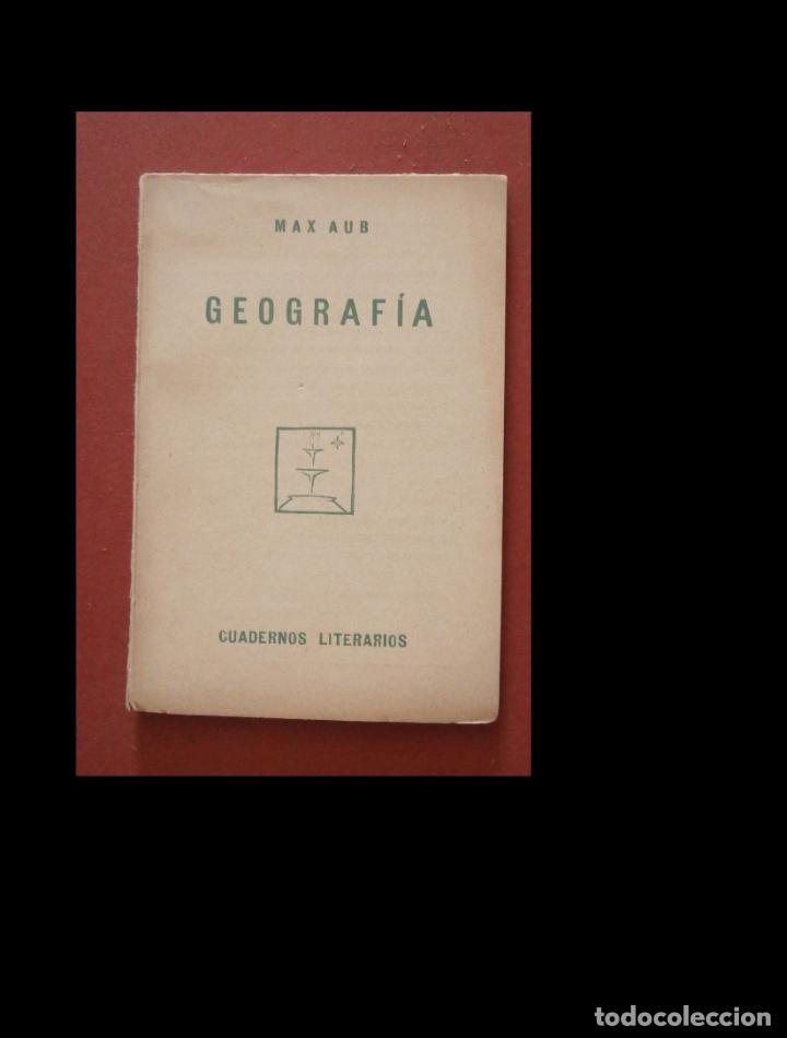 Libros antiguos: Geografia. Max Aub - Foto 1