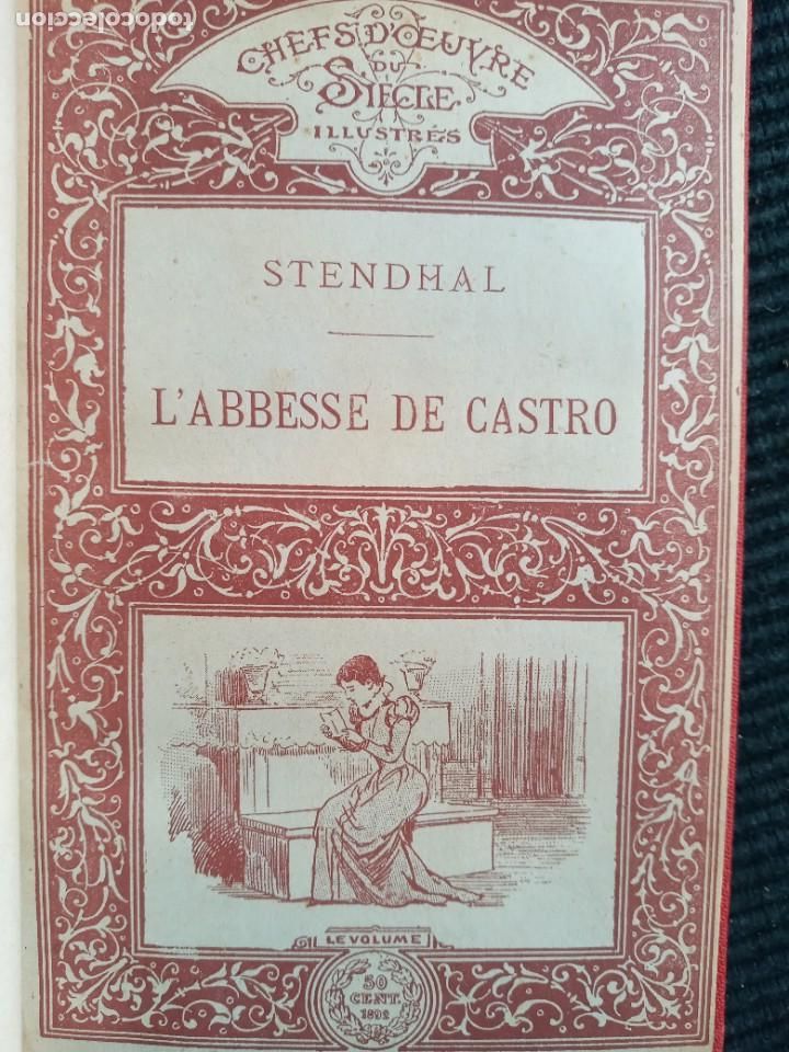 Libros antiguos: LABBESSE DE CASTRO. STENDHAL. 1901. - Foto 2