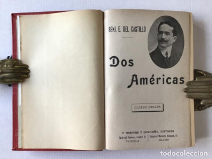Libros antiguos: DOS AM&Eacute;RICAS. - CASTILLO, Benjam&iacute;n E. del. - Foto 2