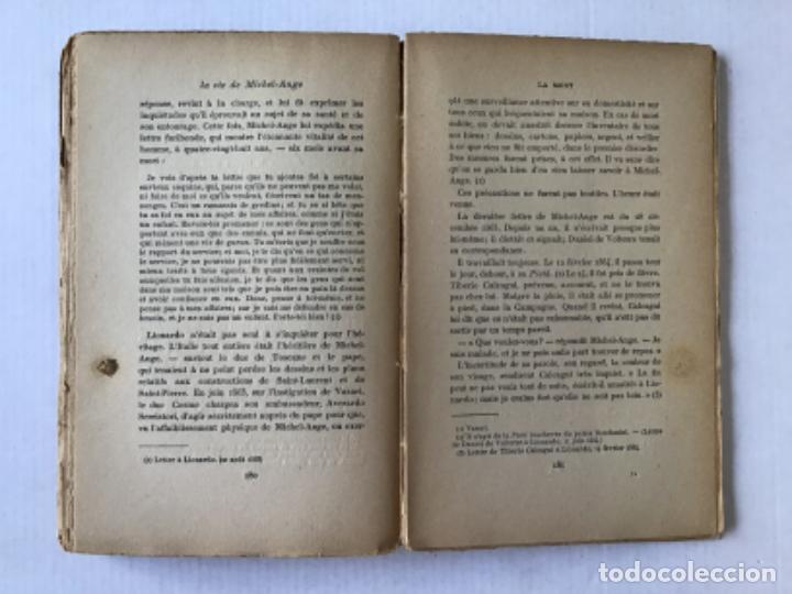 Libros antiguos: VIE DE MICHEL-ANGE. - ROLLAND, Romain. - Foto 4