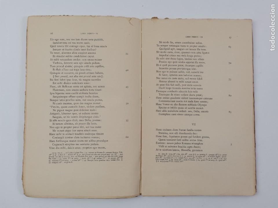 Libros antiguos: L-2870. CARMINA, TIBVLLI. SCRIPTORES LATINI. 1925. - Foto 5