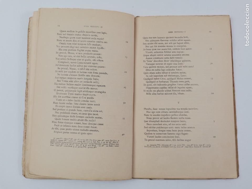 Libros antiguos: L-2870. CARMINA, TIBVLLI. SCRIPTORES LATINI. 1925. - Foto 7