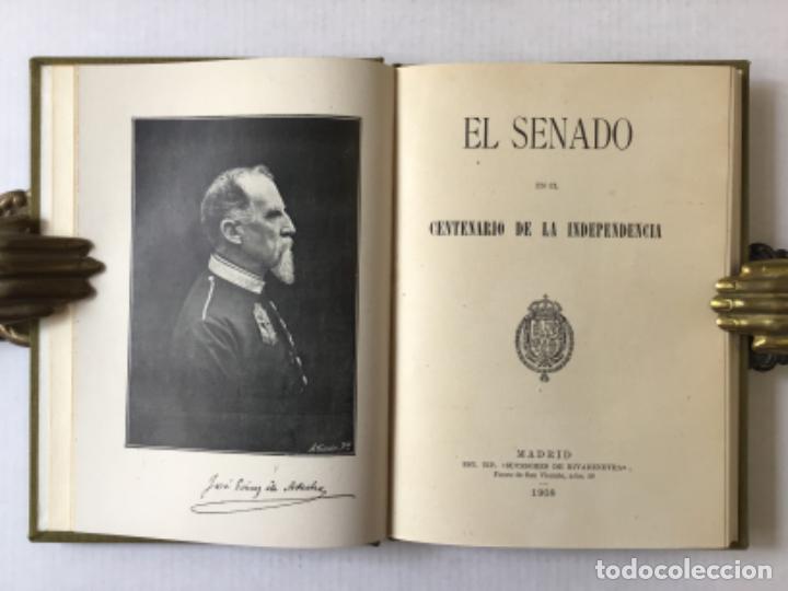 Libros antiguos: SENADO (EL) EN EL CENTENARIO DE LA INDEPENDENCIA. - Foto 3