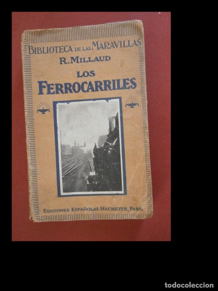 Libros antiguos: Los ferrocarriles. R. Millaud - Foto 1