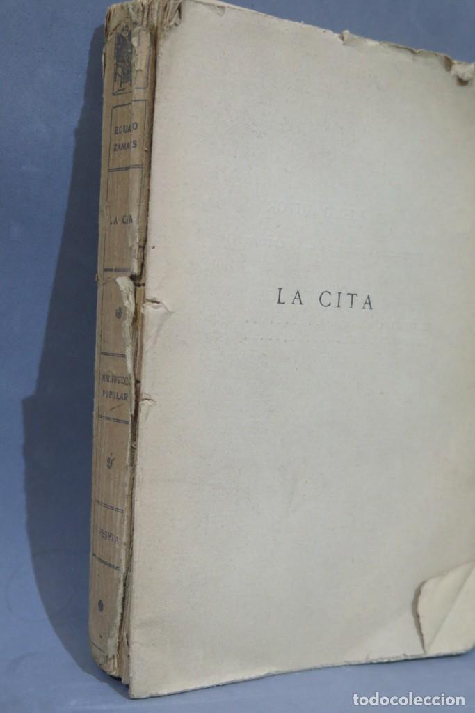 Libros antiguos: 1913.- LA CITA. ZAMACOIS - Foto 2