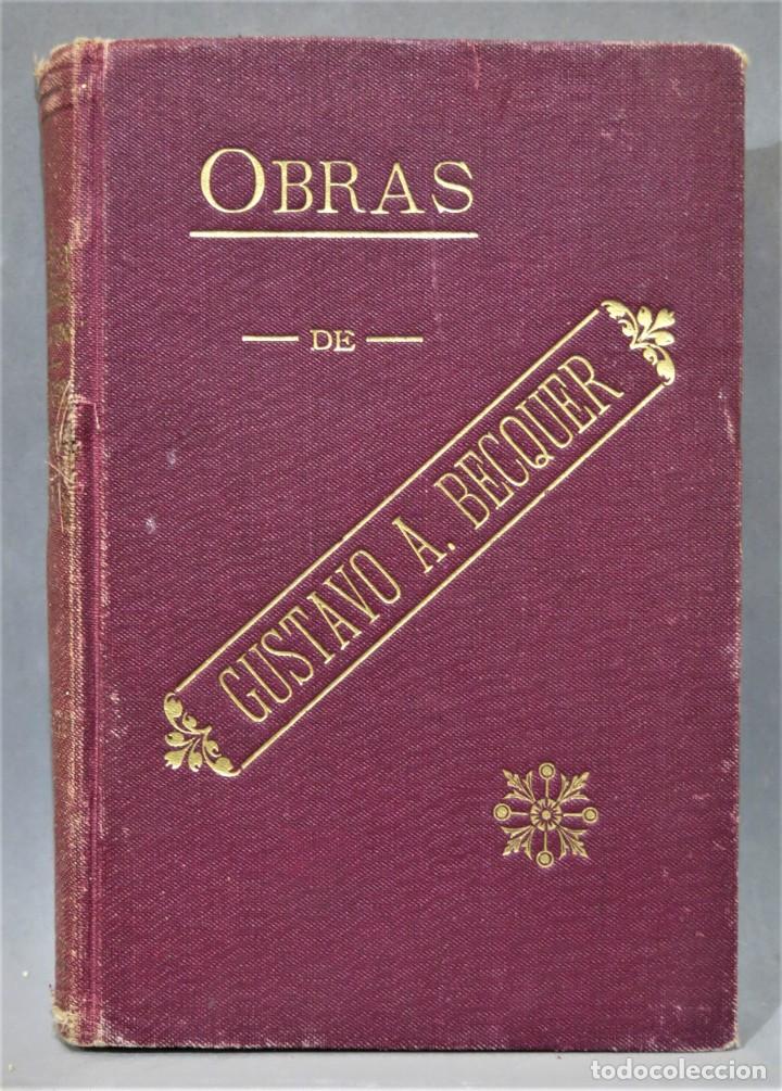 Libros antiguos: 1915.- OBRAS DE GUSTAVO A. B&Eacute;CQUER. TOMO III - Foto 1