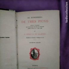 Libros antiguos: EL SOMBRERO DE TRES PICOS ALARCÓN EDITORIAL: EST. TIPOGRAFICO SUCESORES DE RIVADENEYRA, 1898. Lote 275717963