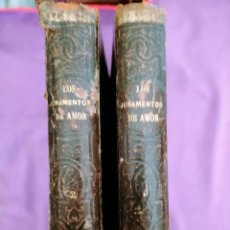 Libros antiguos: LOS JURAMENTOS DE AMOR A. DE PADUA ED. LA ILUSTRACION 1874/ 2 VOLS.. Lote 275718653