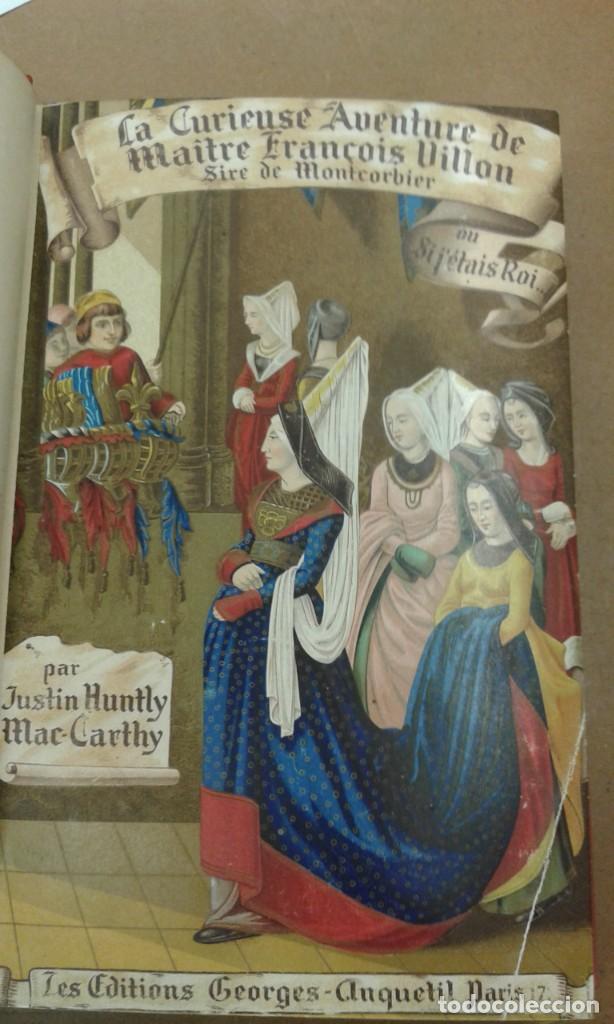 Libros antiguos: Aventure de Fran&ccedil;ois Villon 1926 - Foto 1