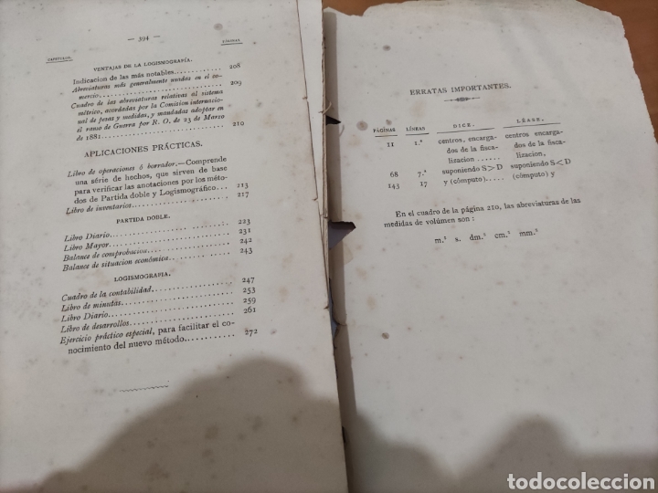 Libros antiguos: Tenedur&iacute;a de Libros.... Para cuerpos del Ejercito. - Foto 5