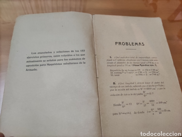 Libros antiguos: Problemas Resueltos......de P. Ar&eacute;valo. - Foto 3
